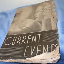 Vintage Our Times Current Events Paper 1941-1942- Very Old- Unique Estate Find picture