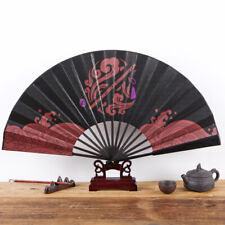 Wei Wuxian Lan Wang Ji Mo Dao Ancestor Silk Chinese Folding Fan Plays As A Prop picture