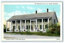 c1920's Old Springville Inn P. O. Irish Hills Onsted Michigan MI Postcard picture