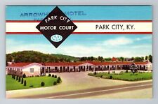 Park City KY-Kentucky, Park City Motor Court, Advertising, Vintage Postcard picture
