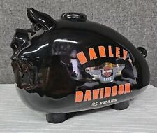 Vintage Large Harley Davidson 95th Anniversary Motorcycle Gas Tank Piggy Bank picture