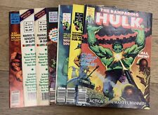 Rampaging Hulk Magazine Comic Book Lot: —-7 BIG BOOKS, Including #1—- picture