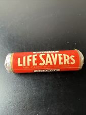 Vintage Collectible Orange Life Savers Candy Roll Unopened Pre Bar Code N.Y. NOS picture
