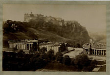 J.V. United Kingdom, Edinburgh, Castle & National Gallery Vintage Albumen Print, U picture