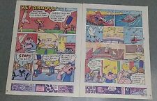 Hey Arnold 2 Page Comic Strip Print Ad 2000 16x11 Wall Art Decor  picture