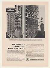 1963 Bell Telephone Labs Simulated Undersea Cable Ad picture