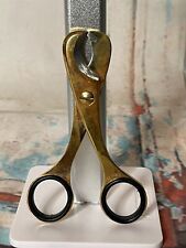 Vintage E. B. Itally Gold Toned Cigar Scissors picture