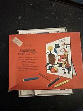 Vintage Hallmark Dimensional Christmas Cards-Complete Unused Set w/ Original Box picture