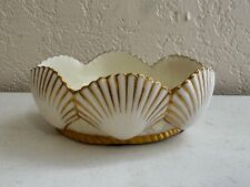 Antique Royal Worcester Porcelain Open Sugar Bowl w/ Shell Form Design picture