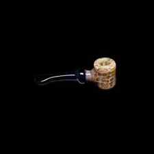 Chameleon Glass Honey Comb Cobb Glass Pipe -Classic Caramel / Brown picture