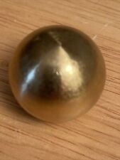 1  1/4 UNFINISHED BRASS BALL WITH 3/8