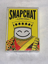 SNAP CHAT PLAYING CARDS BRAND NEW SEALED IN THE BOX picture