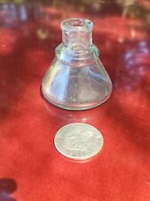 Pretty 1910s Sea Green Cone Inkwell☆ Antique Ink Bottle picture