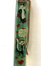 1994 Looney Tunes Floaty Pen Moving Pepe Le Pew w Penelope Warner Bros 1994 Vtg picture