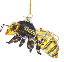 Noble Gems Honey Bee Glass Ornament......... picture