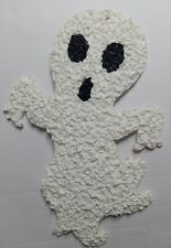 Vintage Kage Company Plastic Popcorn Melt White Ghost Halloween Decoration 1960s picture