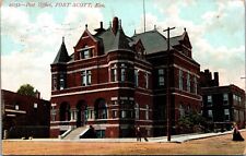 Postcard Post Office in Fort Scott, Kansas~133325 picture