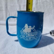 Wild Bills 15th Anniversary Blue Finish Stainless Mug Double Walled Collectible  picture