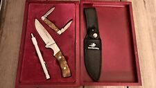 Winchester Orscheln Limited Edition Knife Set Straight Blade Oocket Knife Sharpr picture