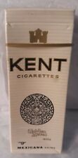 Vtg Kent Cigarettes Pack Mexicana  Airlines Golden Aztec Complimentary 1960's  picture