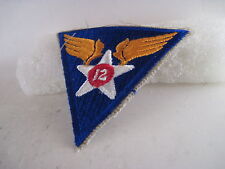 19??  US  12 th   Air Force  patch  (**s404)- picture