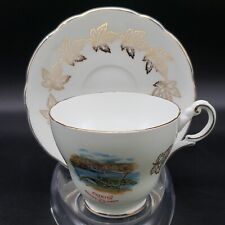 Vintage Royal Darwood Bone China Cup & Saucer Expo 67 Montreal Canada Maple Leaf picture