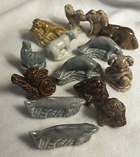 LOT OF 14 WADE WHIMSIES LANGUOR KOALA OWL WHALES MANATEE PANTHER CAMEL BEARS picture