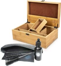 Large Premium Bamboo Wooden Stash Box for Discrete Storage of Smoking and Vaping picture