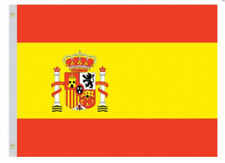 Commercial Grade- Valley Forge FLAG OF SPAIN 3'x5' Nylon USA Made With Seal picture