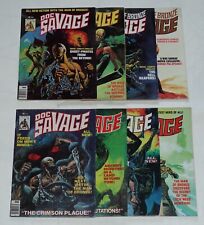 Doc Savage Vintage Magazine Lot #1-8, Issue #2 Signed Marv Wolfman 1975 Marvel picture