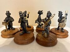 Vintage Ron Lee Collection Hobo Band Pewter Set Of 6 picture