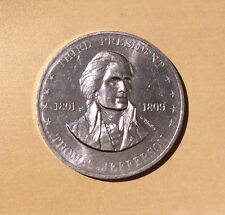 Shell's Mr. President Coin Game Thomas Jefferson 3rd President (1968) Medal picture