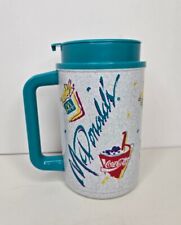 Vintage McDonald's Thermo Whirley Cup Teal Color Retro McD Mint Condition. picture