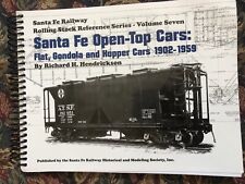 ATSF Santa Fe Open Top Flat, Gondola, and Hopper Cars 1902 to 1959 New  picture