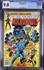 Micronauts #1 1979 Key 1st Baron Karza CGC 9.8 White Pages new slab picture