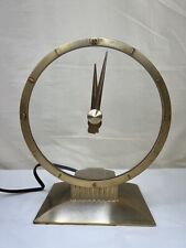 Vintage Jefferson Golden Hour Electric Mystery Clock 1950s Mid-Century Working picture