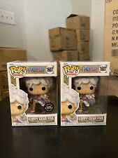 Funko Pop Luffy Gear 5 Glow in the Dark #1607 Chase & Common Set Of 2 Mint picture