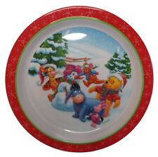 Vintage 2002 Disney The First Years Plastic Winnie the Pooh Christmas Plate... picture