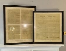 Large Framed Prints of US Constitution and Bill of Rights picture