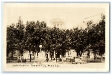 1941 State Capital Building View Carson City Nevada NV RPPC Photo Postcard picture