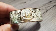 Old 1933 Chicago World's Fair Etched Copper Bracelet picture
