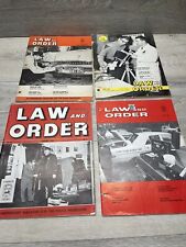 1960’s Vintage Police Magazine Lot Of 4  - Law And Order Magazine CSI picture
