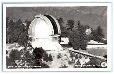 c1940's Dome Of The 100 Inch Telescope Mount Wilson CA RPPC Photo Postcard picture