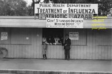 1918 Flu PHOTO Pandemic Government Treatment Center Spanish Outbreak  picture