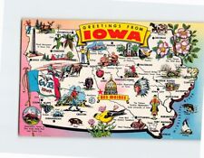 Postcard Hawkeye State Greetings from Iowa USA picture