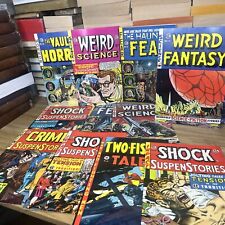 Lot Of 11 E.C Classic Reprints Shock Crime SuspenStories Comix Comic Horror picture