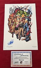Avengers #1 SDCC Heroes Campbell Color Litho Signed by Stan Lee with COA picture