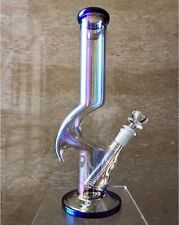 14 Inch Heavy Glass Bongs Percolator Water Pipe Smoking Hookah 14mm Bowl Thick picture