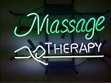 Massage Therapy Beer Neon Sign Light Lamp Workshop Cave Collection 24