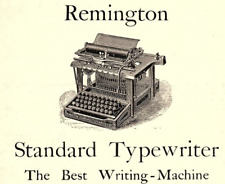 1892 REMINGTON TYPEWRITER WYCKOFF SEAMANS & BENEDICT VINTAGE ADVERTISEMENT Z1015 picture